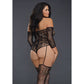 Body Stocking - Gebreid Kant & Visnet - Pleasureplay Queen sizeDreamgirl