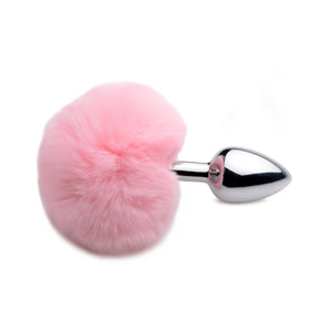 Fluffy Bunny Tail - Anal Plug - Pink - EroticToyzProducten,Toys,Anaal Toys,Buttplugs Anale Dildo's,Buttplugs Anale Dildo's Niet Vibrerend,,GeslachtsneutraalXR Brands