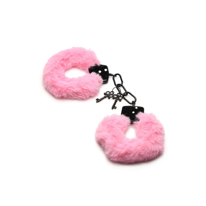 'Furry Handboeien - Verstelbaar 11,4 cm tot 18 cm - Roze' - EroticToyzHandboeienXR Brands