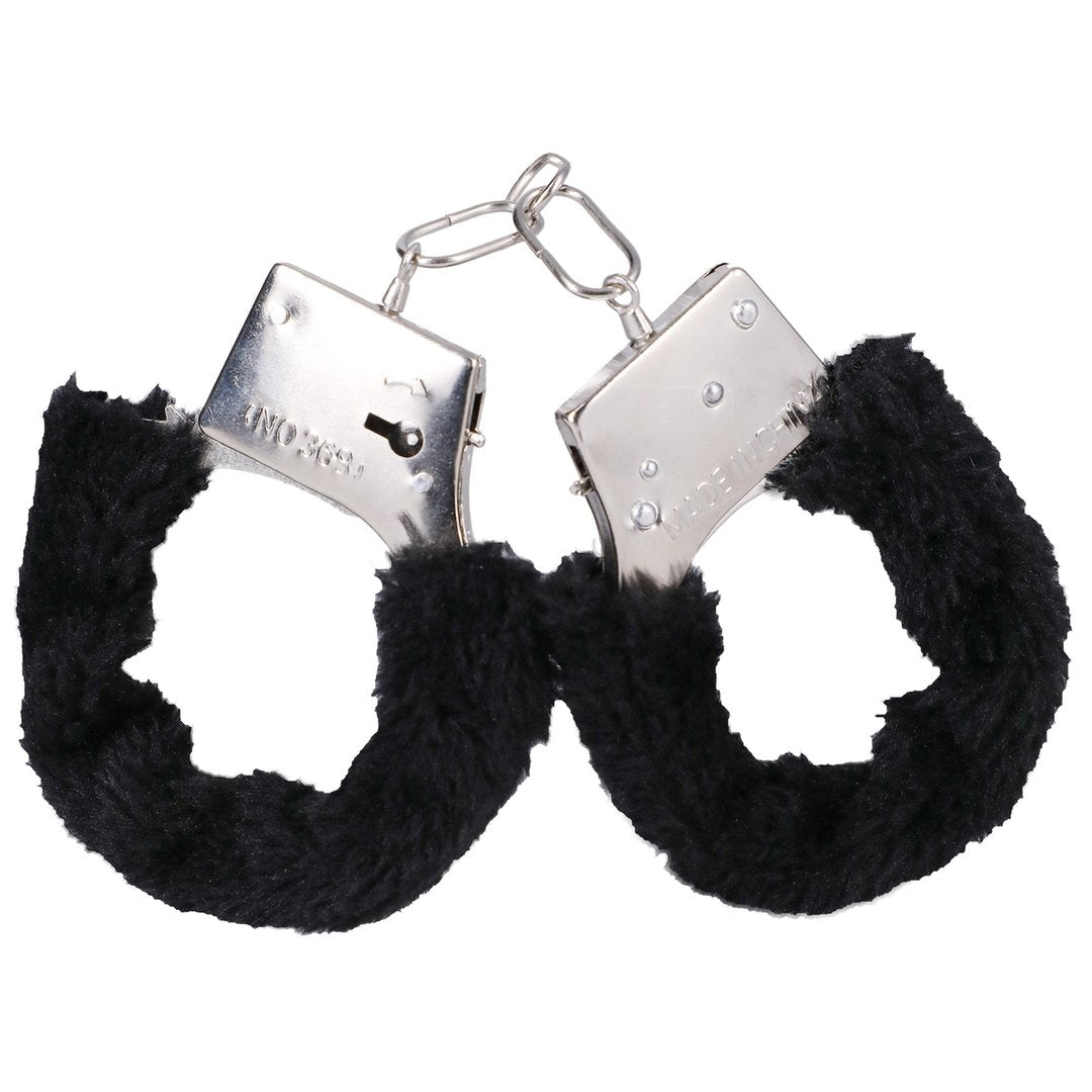 Furry Handcuffs - Black - EroticToyzProducten,Toys,Fetish,Boeien,Handboeien,Nieuwe Producten,,GeslachtsneutraalDoc Johnson