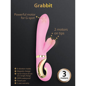 G - Rabbit - Candy Pink - EroticToyzProducten,Toys,Vibrators,Rabbit Vibrators,,VrouwelijkG - Vibe