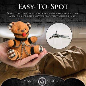 Gagged Teddy Bear Keychain - Brown - EroticToyzProducten,Grappige Erotische Gadgets,Feestartikelen,,GeslachtsneutraalXR Brands