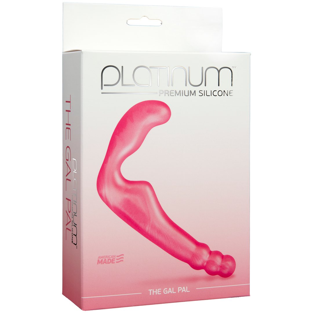 'Gal Pal Strapless Dildo met G - Spot Stimulatie - Roze' - EroticToyzStraplessDoc Johnson