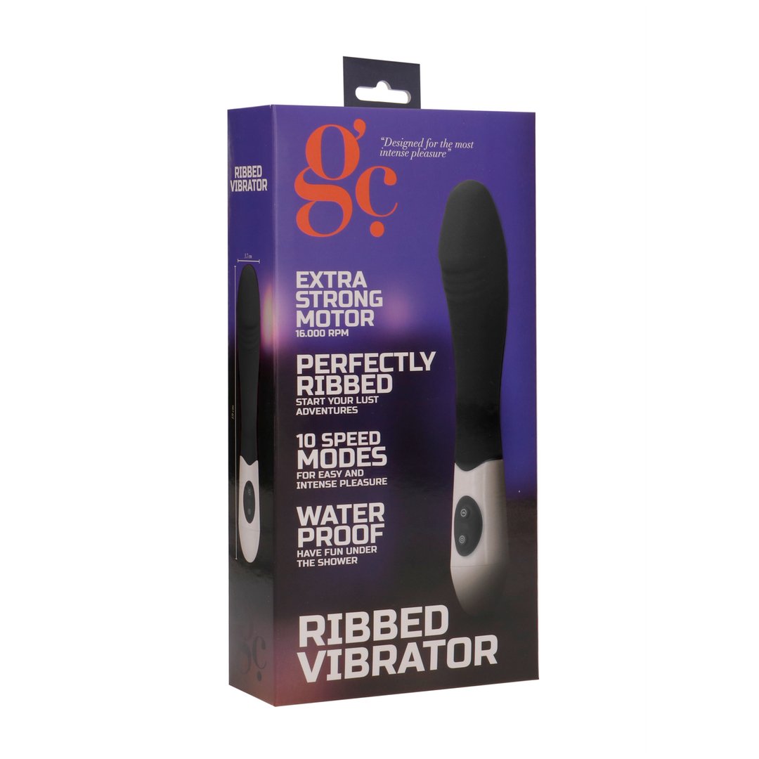 Geribbelde Vibrator - 10 Snelheidsmodi voor Ultiem Genot - EroticToyzProducten,Toys,Vibrators,Buigbare Vibrators,,VrouwelijkGC by Shots