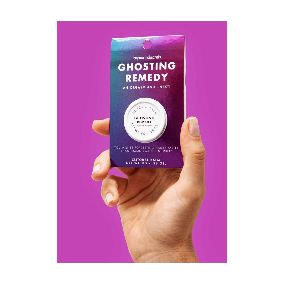 Ghosting Remedy - 8 gr - EroticToyzProducten,Veilige Seks, Verzorging Hulp,Glijmiddelen,Verwarmende Glijmiddelen,Stimulerende Middelen,Stimulerende Lotions en Gels,,GeslachtsneutraalBijoux Indiscrets