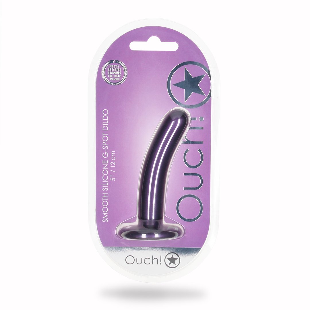 Gladde Silicone G - spot Dildo - 12 cm met sterke Suction Cup - EroticToyzSiliconen Dildo'sOuch! by Shots