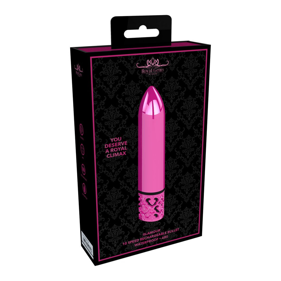 Glamor - Powerful Rechargeable Bullet Vibrator - EroticToyzProducten,Toys,Vibrators,Kogel - en Minivibrators,,VrouwelijkRoyal Gems by Shots