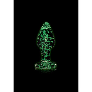 Glass Butt Plug - Glow in the Dark - Large - EroticToyzProducten,Toys,Anaal Toys,Buttplugs Anale Dildo's,Buttplugs Anale Dildo's Niet Vibrerend,,GeslachtsneutraalOuch! by Shots