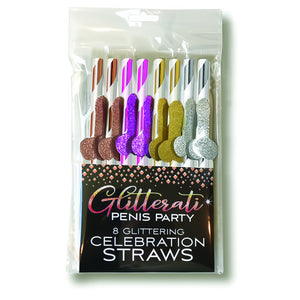 Glitterati Penis, Party Cocktail Straws - EroticToyzProducten,Grappige Erotische Gadgets,Feestartikelen,,GeslachtsneutraalLittle Genie Productions