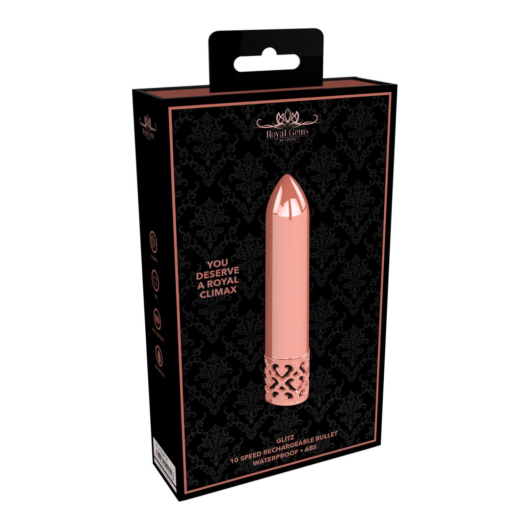 Glitz - Powerful Rechargeable Mini Vibrator - EroticToyzProducten,Toys,Vibrators,Kogel - en Minivibrators,,VrouwelijkRoyal Gems by Shots