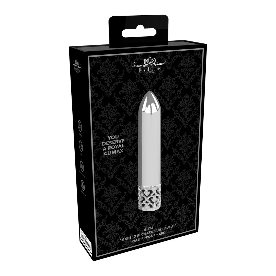 Glitz - Powerful Rechargeable Mini Vibrator - EroticToyzProducten,Toys,Vibrators,Kogel - en Minivibrators,,VrouwelijkRoyal Gems by Shots