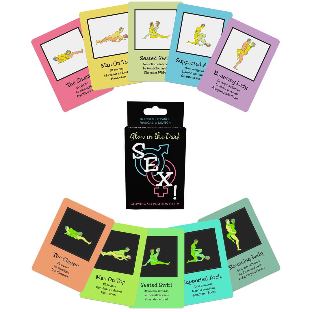 Glow - in - the - Dark Sex! Cards - EroticToyzProducten,Grappige Erotische Gadgets,Spelletjes,Kaartspellen,,GeslachtsneutraalKheper Games