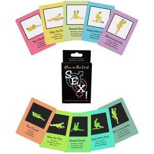 Glow - in - the - Dark Sex! Cards - EroticToyzProducten,Grappige Erotische Gadgets,Spelletjes,Kaartspellen,,GeslachtsneutraalKheper Games