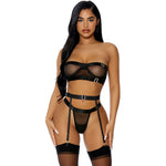 Good As Gold Lingerie Set - Lingerie Set - XL - EroticToyzProducten,Lingerie,Lingerie voor Haar,3 - Delige Set,Outlet,,VrouwelijkForplay