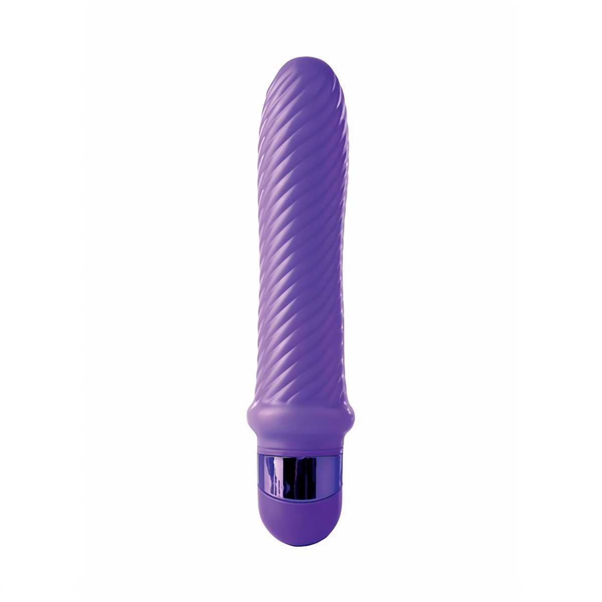 Grape Swirled Vibrator - Waterdicht en Ribbelig - Paars - EroticToyzMassagetoestellen WandsPipedream