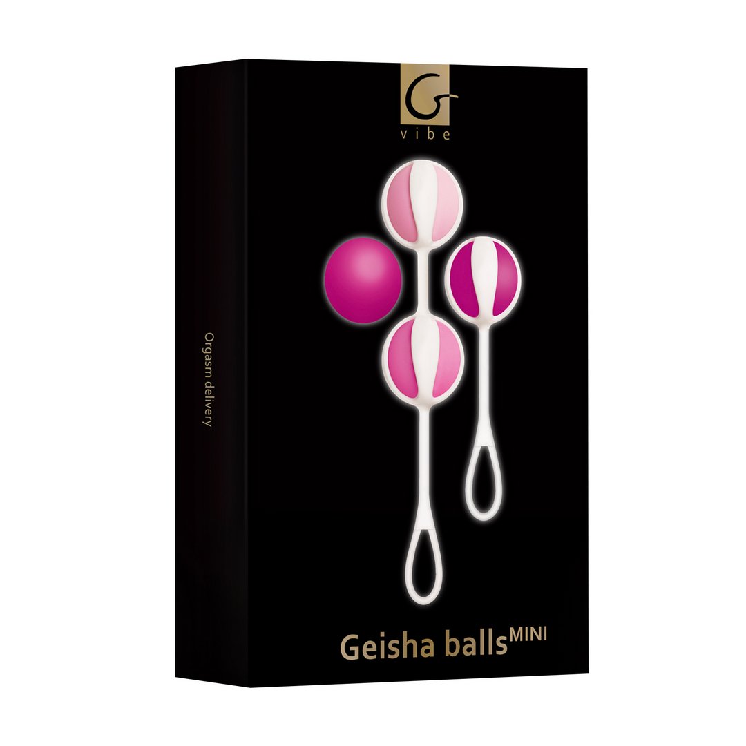 Gvibe Geisha Balls Mini 4 Delige Set - Framboos - EroticToyzVaginale ballen Ben Wa - ballenG - Vibe