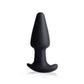 'Gyro R Gebogen Rimming Plug met 4 Snelheden en Afstandsbediening - Zwart' - EroticToyzButtplugs Anale Dildo's VibrerendXR Brands