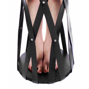 Hanging Leather Strap Cage - EroticToyzProducten,Toys,Fetish,BDSM Meubels,Restraints,,GeslachtsneutraalXR Brands