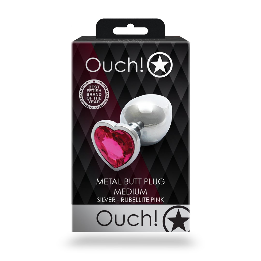 Heart Gem Butt Plug - Medium - EroticToyzProducten,Toys,Anaal Toys,Buttplugs Anale Dildo's,Buttplugs Anale Dildo's Niet Vibrerend,,GeslachtsneutraalOuch! by Shots