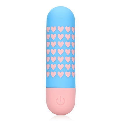 'Heart to Get Bullet Vibrator - 10 Snelheidsmodi, Oplaadbaar - Zwart' - EroticToyzKogel - en MinivibratorsS - Line by Shots