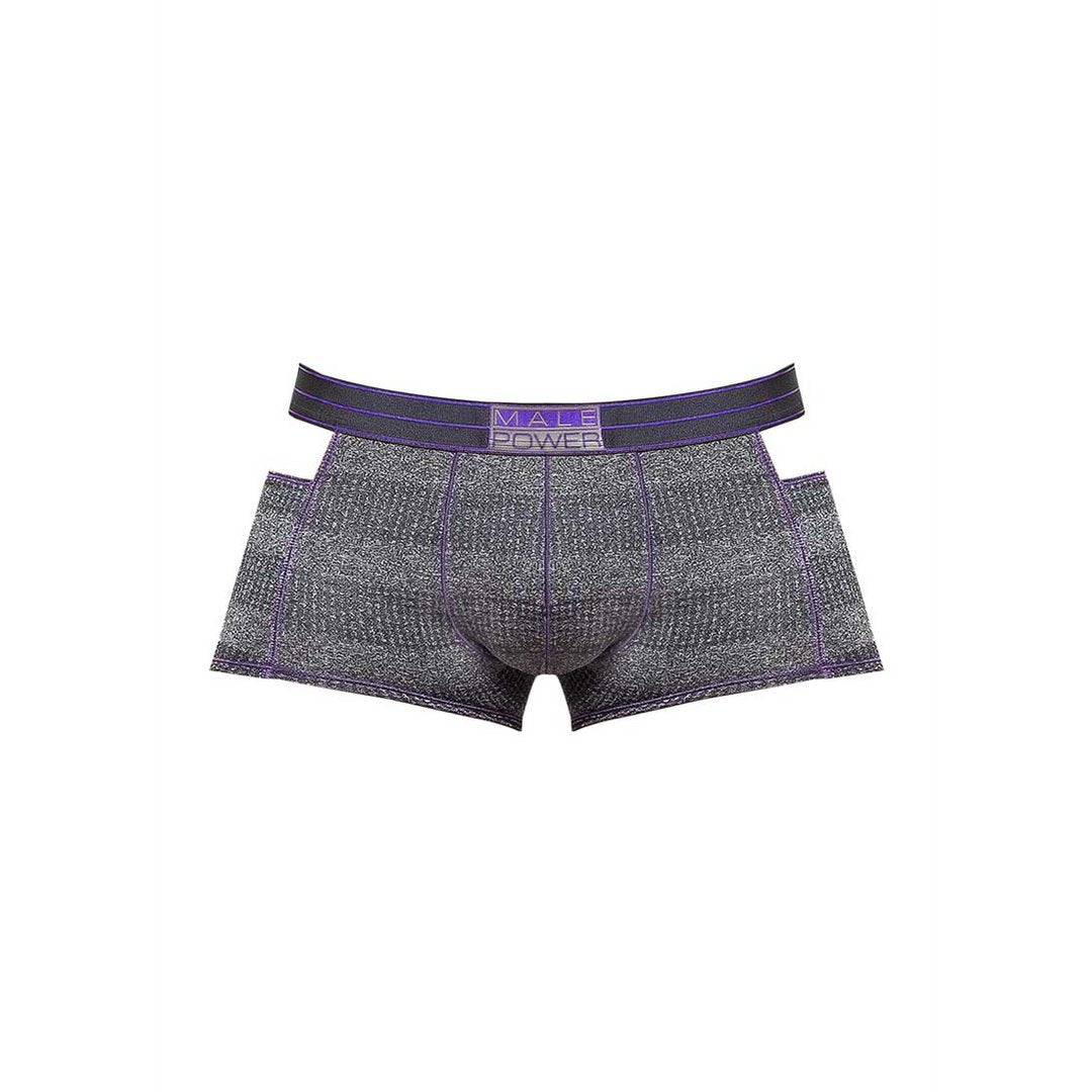 Heather Haze Cutout Mini - Shorts L - Houtskoolgrijs - EroticToyzBoxershortsMale Power