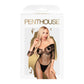 Penthouse Bodystocking Open Kruis Zwart - Pleasureplay BodystockingsPenthouse Lingerie