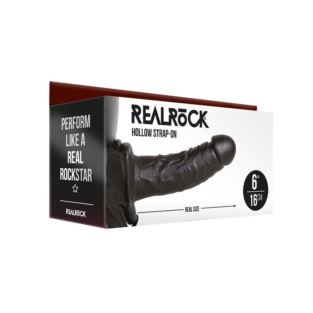 Hollow Strap - 15,5 cm - EroticToyzProducten,Toys,Dildos,Voorbinddildo's,Hol,,GeslachtsneutraalRealRock by Shots