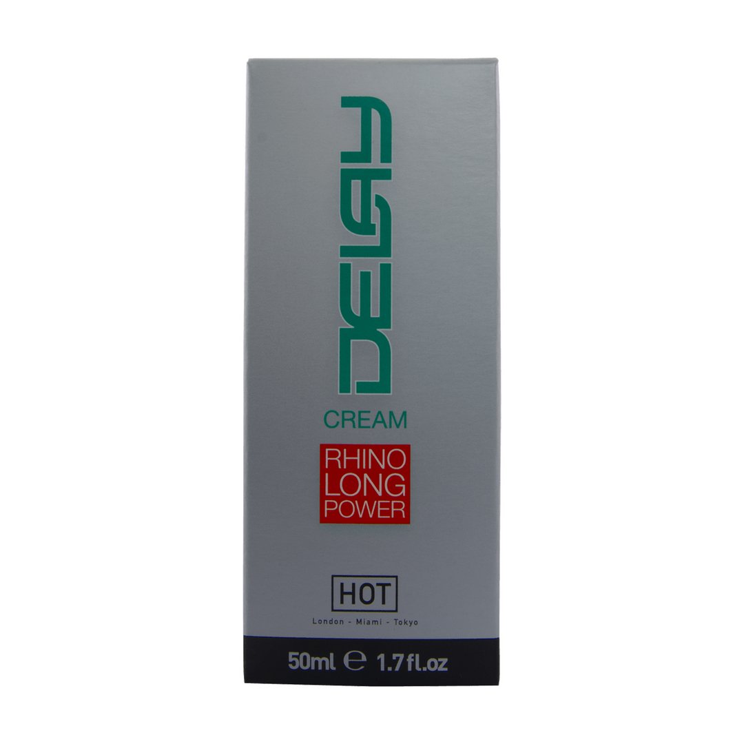 Hot Delay Crème 50 ml - Vertraging en Verkoeling voor Hem - EroticToyzVertragingsproductenHOT