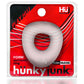 Hünkyjunk Form Curvy Cock Ring - Clear Ice - EroticToyzCockringenHunkyjunk