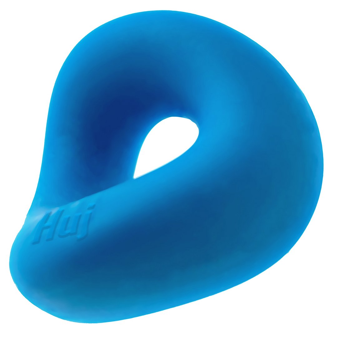 Hünkyjunk Form Curvy Cockring - Teal Ice - EroticToyzCockringenHunkyjunk