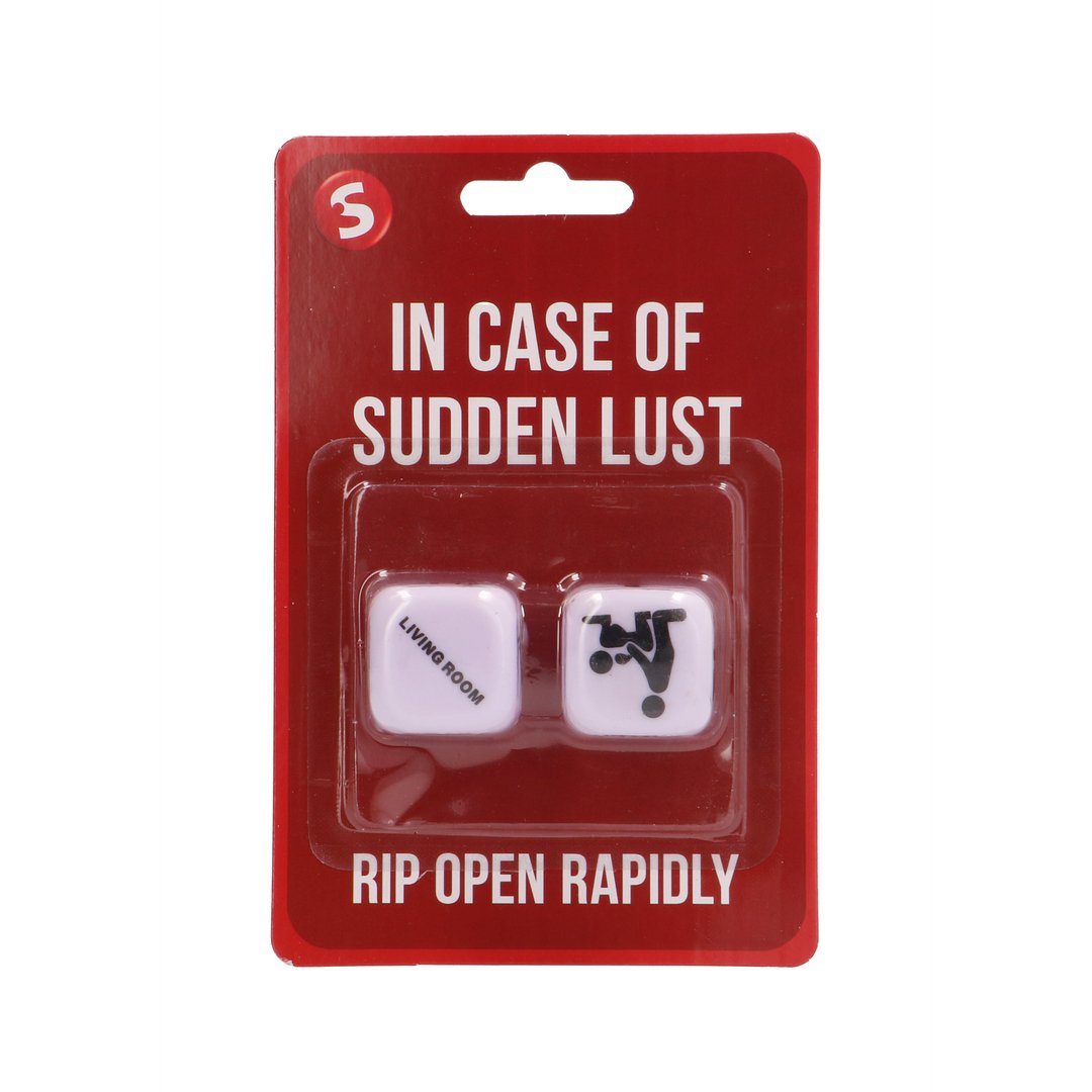 In Case Of Sudden Lust - Sex Dice - EroticToyzProducten,Grappige Erotische Gadgets,Spelletjes,Dobbelstenen,,MannelijkS - Line by Shots