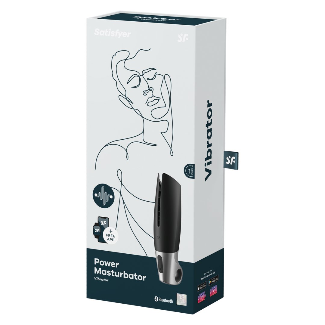 Intensieve Penismasturbator met Bluetooth en Ribbelige Textuur - EroticToyzProducten,Toys,Toys voor Mannen,Masturbators Strokers,Vibrerende Masturbator,,MannelijkSatisfyer