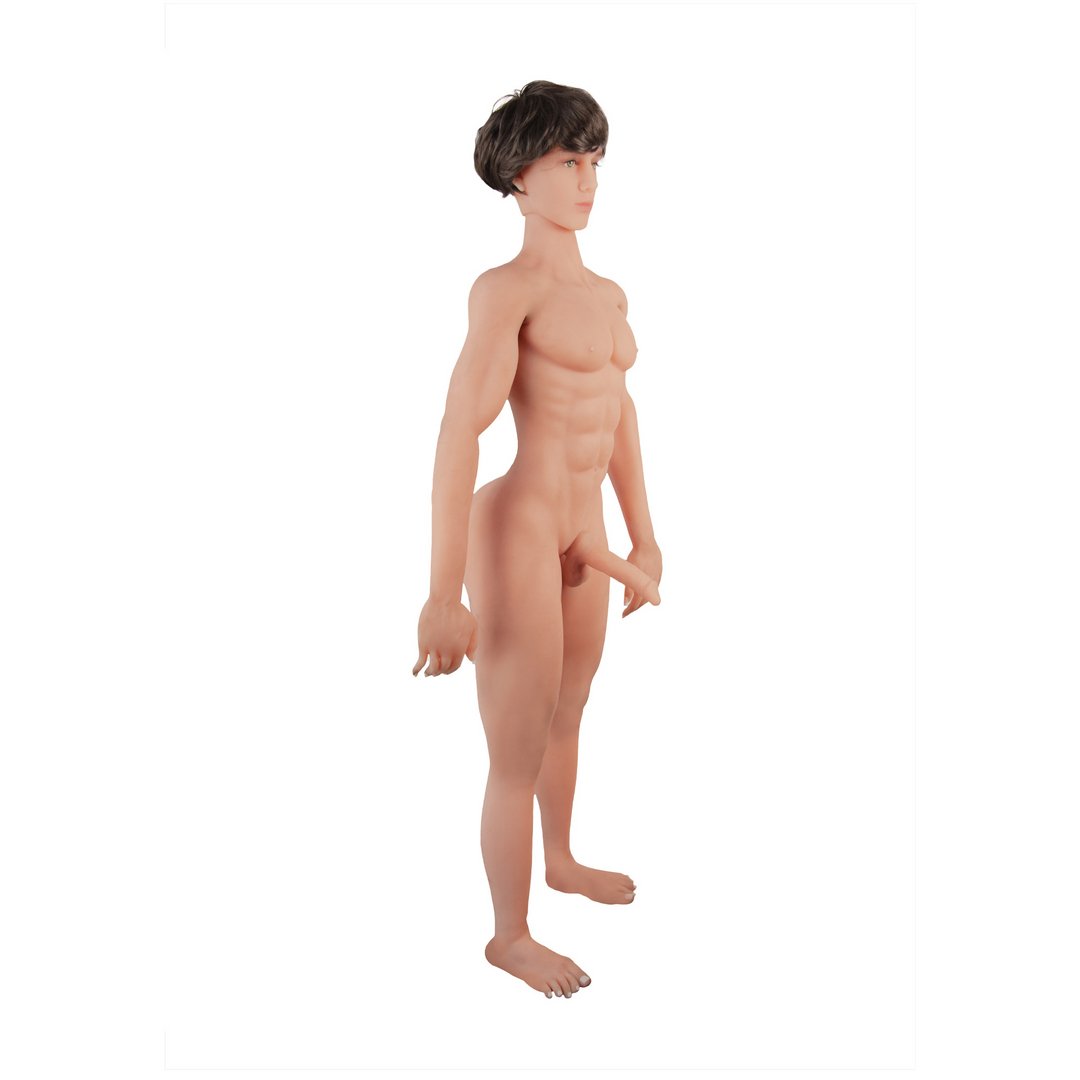 'Jimmy Levensechte Sekspop Met Stabilisatoren - Beige' - EroticToyzMannelijkDolls by Shots