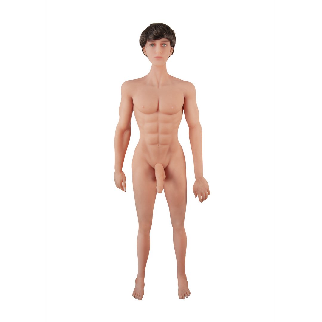 'Jimmy Levensechte Sekspop Met Stabilisatoren - Beige' - EroticToyzMannelijkDolls by Shots