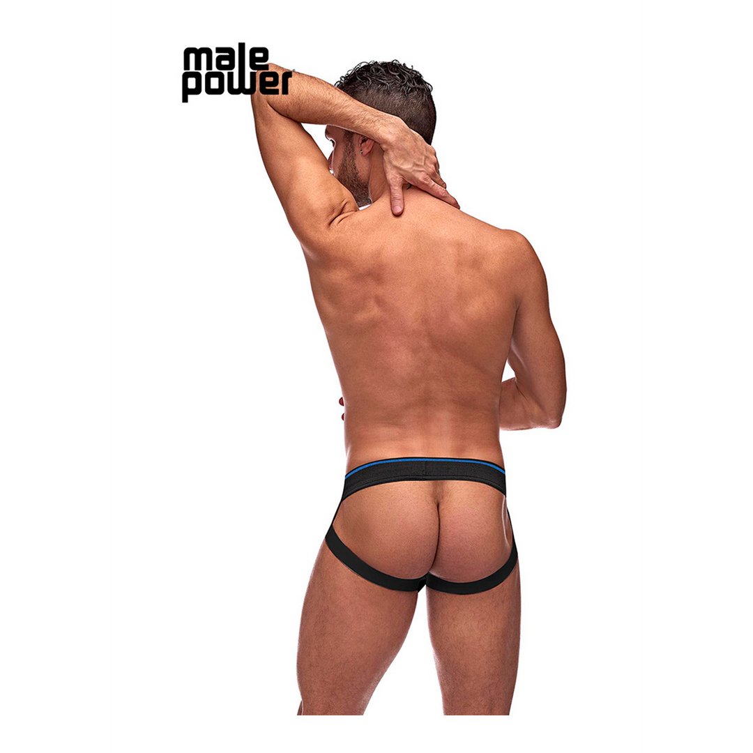 Jockstrap Panel - M - Blauw - EroticToyzProducten,Lingerie,Lingerie voor Hem,Jocks,,MannelijkMale Power