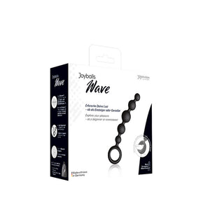 Joyballs Anal Wave Anaal Kralen - 17,5 cm - Hypoallergeen - Zwart - EroticToyzAnal BeadsJoydivision