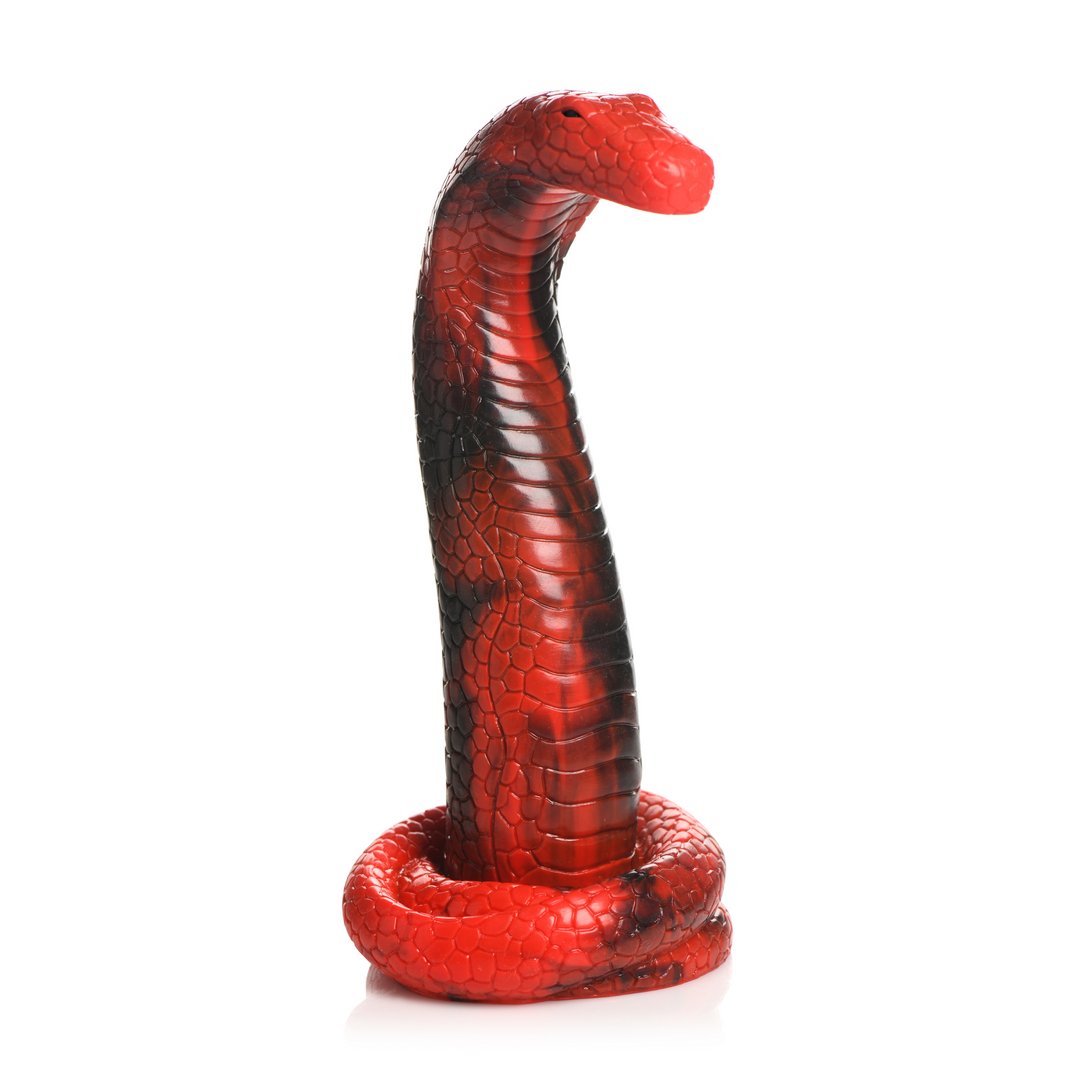 King Cobra - Silicone Dildo - Red - EroticToyzProducten,Toys,Dildos,Niet - Fallische Dildo's,,GeslachtsneutraalXR Brands