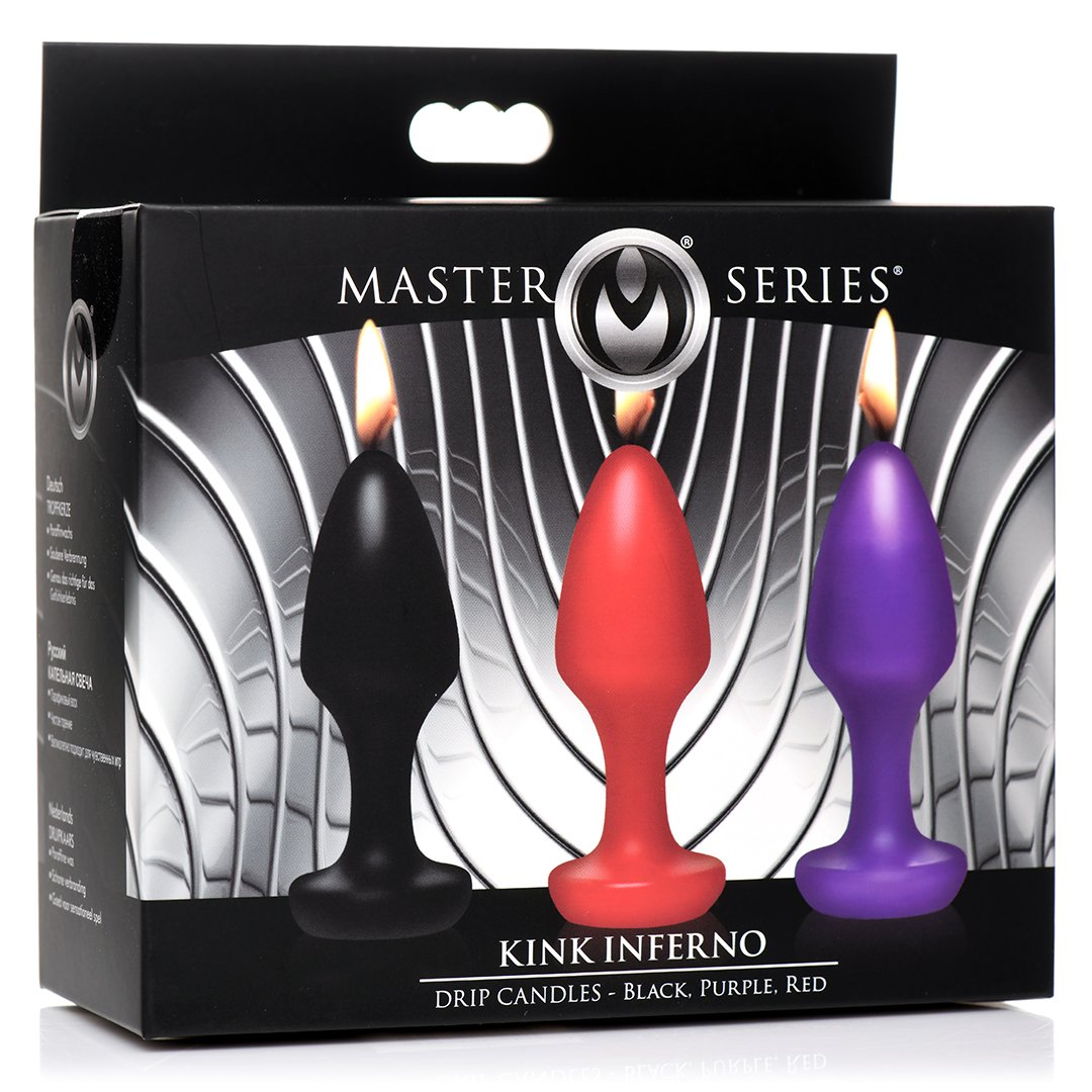 Kink Inferno - Purple/Red - EroticToyzProducten,Veilige Seks, Verzorging Hulp,Massage,Massagekaarsen,,GeslachtsneutraalXR Brands