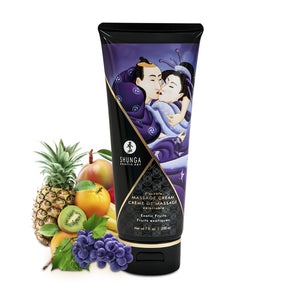 'Kissable Exotic Fruits Massagecrème 200 ml - Eetbaar' - EroticToyzMassage OliënShunga