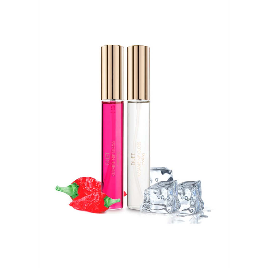 Kissable Nip Gloss Cooling and Warming - 2 Pieces Ã¡ 13 ml - EroticToyzProducten,Veilige Seks, Verzorging Hulp,Andere Producten,Lichaamsverf,,GeslachtsneutraalBijoux Indiscrets