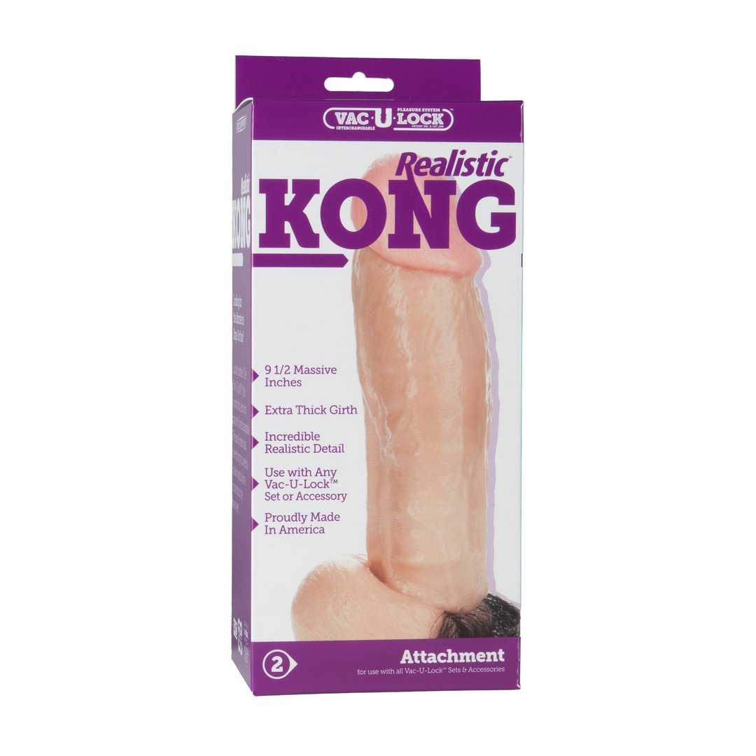 Kong - Realistic Cock - EroticToyzProducten,Toys,Dildos,Realistische Dildo's,Voorbinddildo's,Voorbinddildo's,,GeslachtsneutraalDoc Johnson