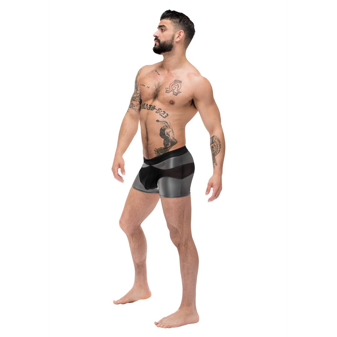 Korte Broek - Maat M - Grijs - EroticToyzProducten,Lingerie,Lingerie voor Hem,Boxershorts,,MannelijkMale Power