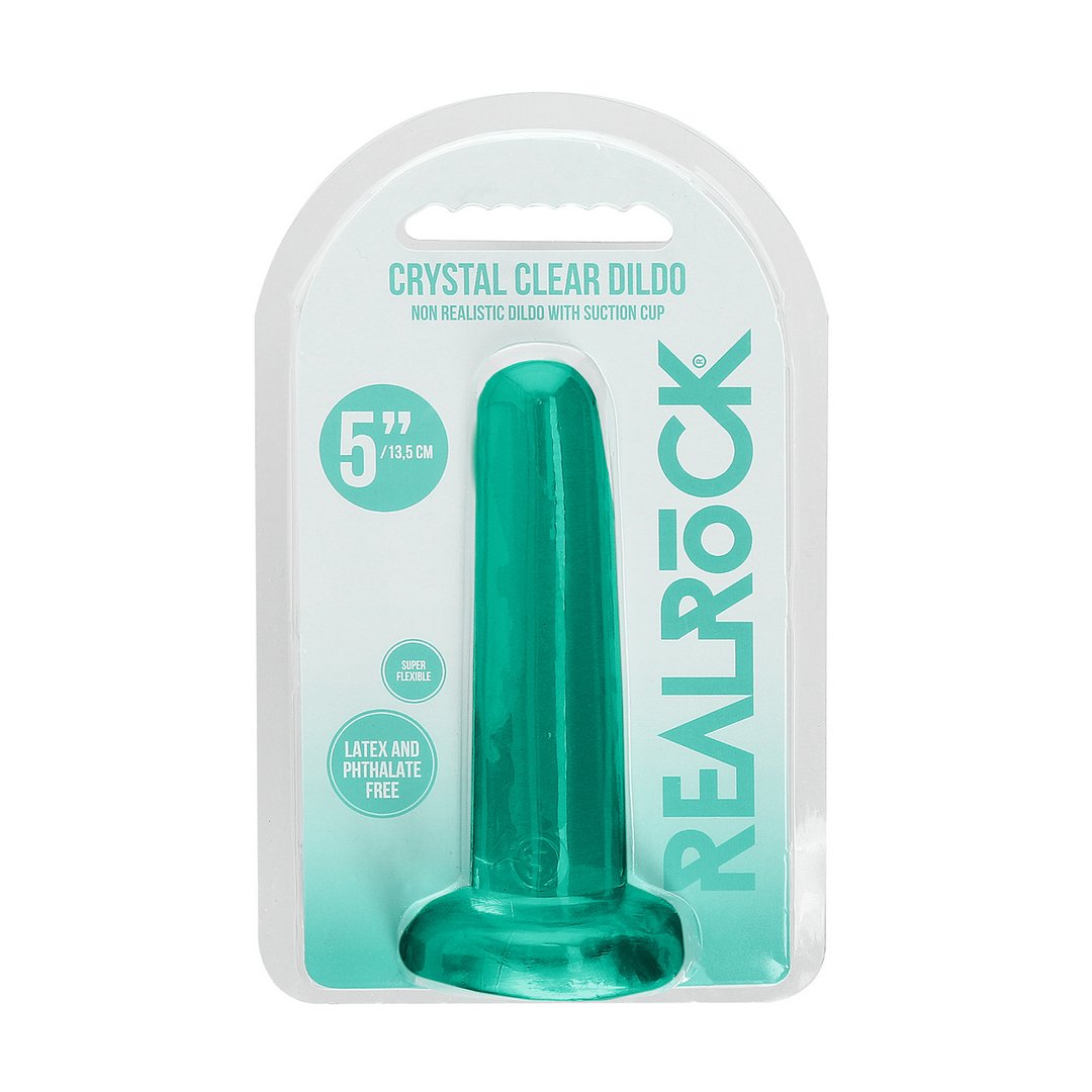 Kristalheldere Dildo - 13,5 cm - Geschikt voor Anaal en Vaginaal Gebruik - EroticToyzProducten,Toys,Dildos,Realistische Dildo's,,GeslachtsneutraalRealRock by Shots