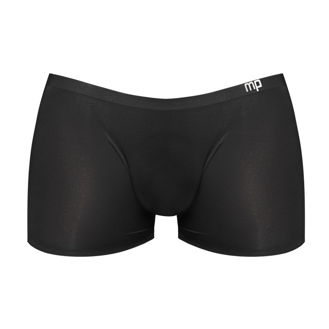 Lage Taille Microfiber Short - M - Zwart - Male Power - EroticToyzProducten,Lingerie,Lingerie voor Hem,Boxershorts,,MannelijkMale Power