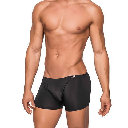 Lage Taille Microfiber Short - M - Zwart - Male Power - EroticToyzProducten,Lingerie,Lingerie voor Hem,Boxershorts,,MannelijkMale Power