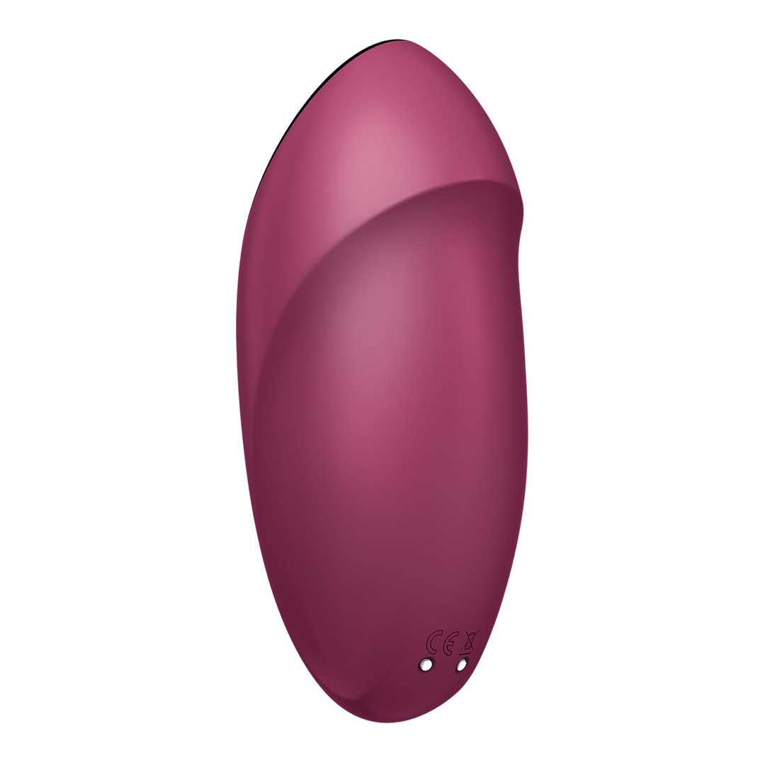 Lay - on Vibrator Met Tikfunctie - Rood - Pleasureplay Producten,Toys,Vibrators,Clitoris Stimulator,Lay - on Vibrator,Nieuwe Producten,,GeslachtsneutraalSatisfyer