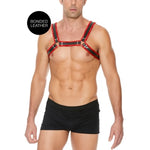 Leather Bulldog Harness with Buckles - M - EroticToyzProducten,Toys,Fetish,Harnassen,,MannelijkOuch! by Shots