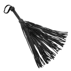 Leather Suede Flogger - Black - EroticToyzProducten,Toys,Fetish,Slaan en Plagen,Zwepen en Floggers,,GeslachtsneutraalProwler Red