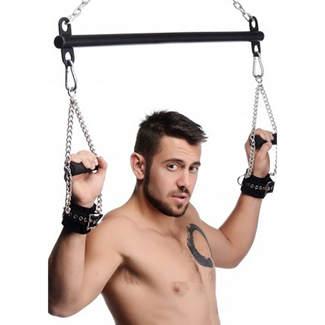 'Levitate BDSM Ophangstang 91 cm - Zwart' - EroticToyzSpreidersXR Brands