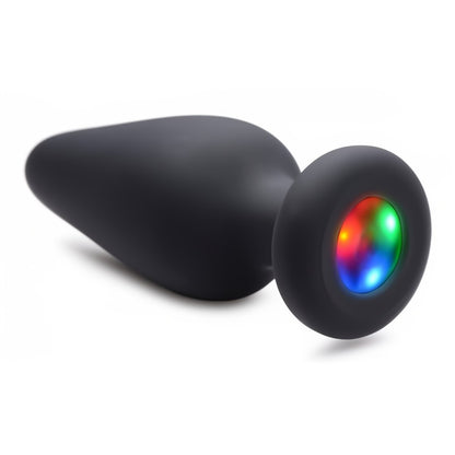 LightUp Silicone Butt Plug Medium - Met LED Verlichting - EroticToyzButtplugs Anale Dildo's Niet VibrerendXR Brands